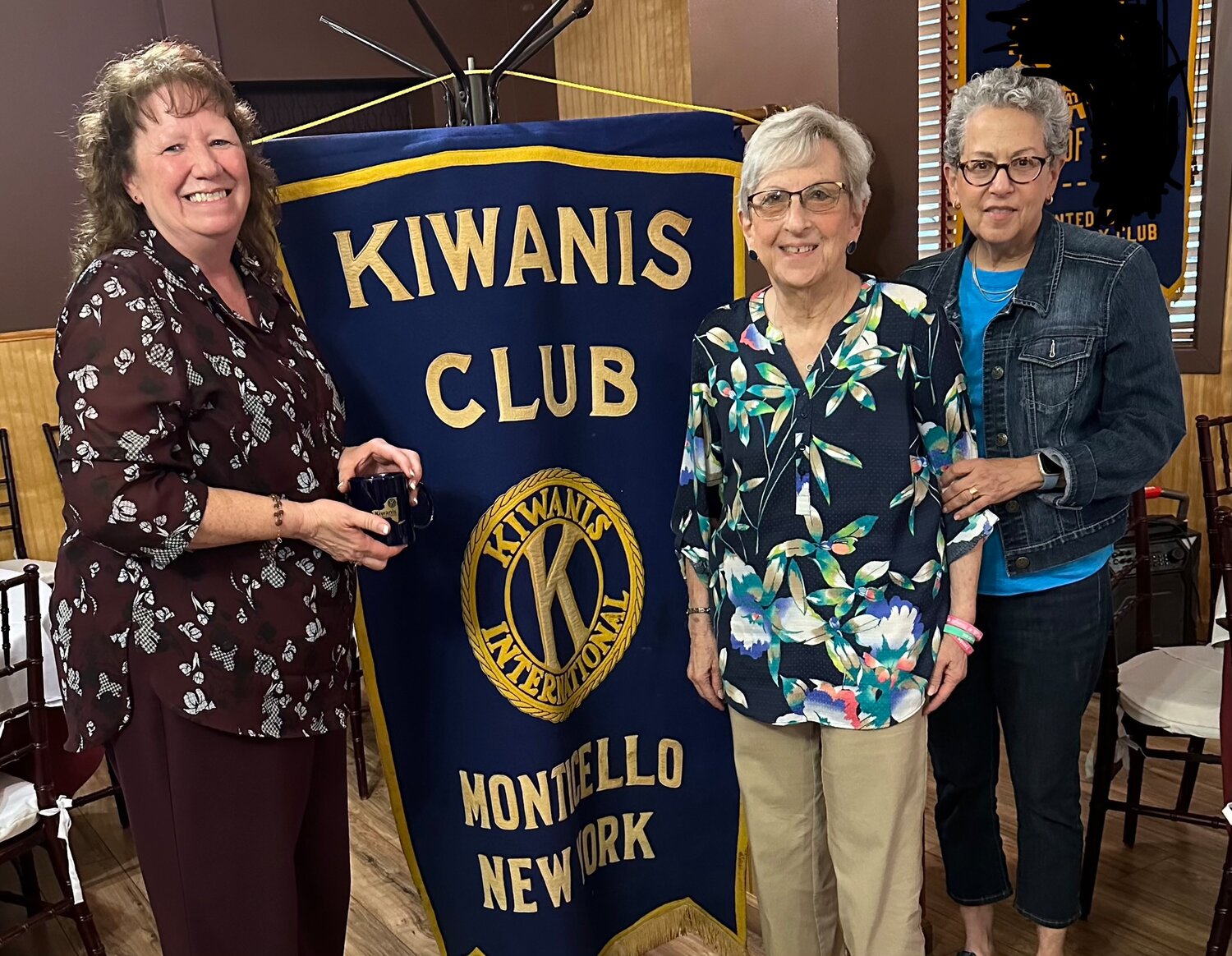 Kiwanis and Action Toward Independence both look after youth in need. Pictured are Deborah Worden, left; Sheila Lashinsky; and Karen Ellsweig.....